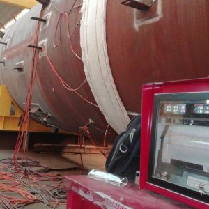 Resistencia flexible aplicada en tubería para tratamiento térmico post-soldadura PWHT